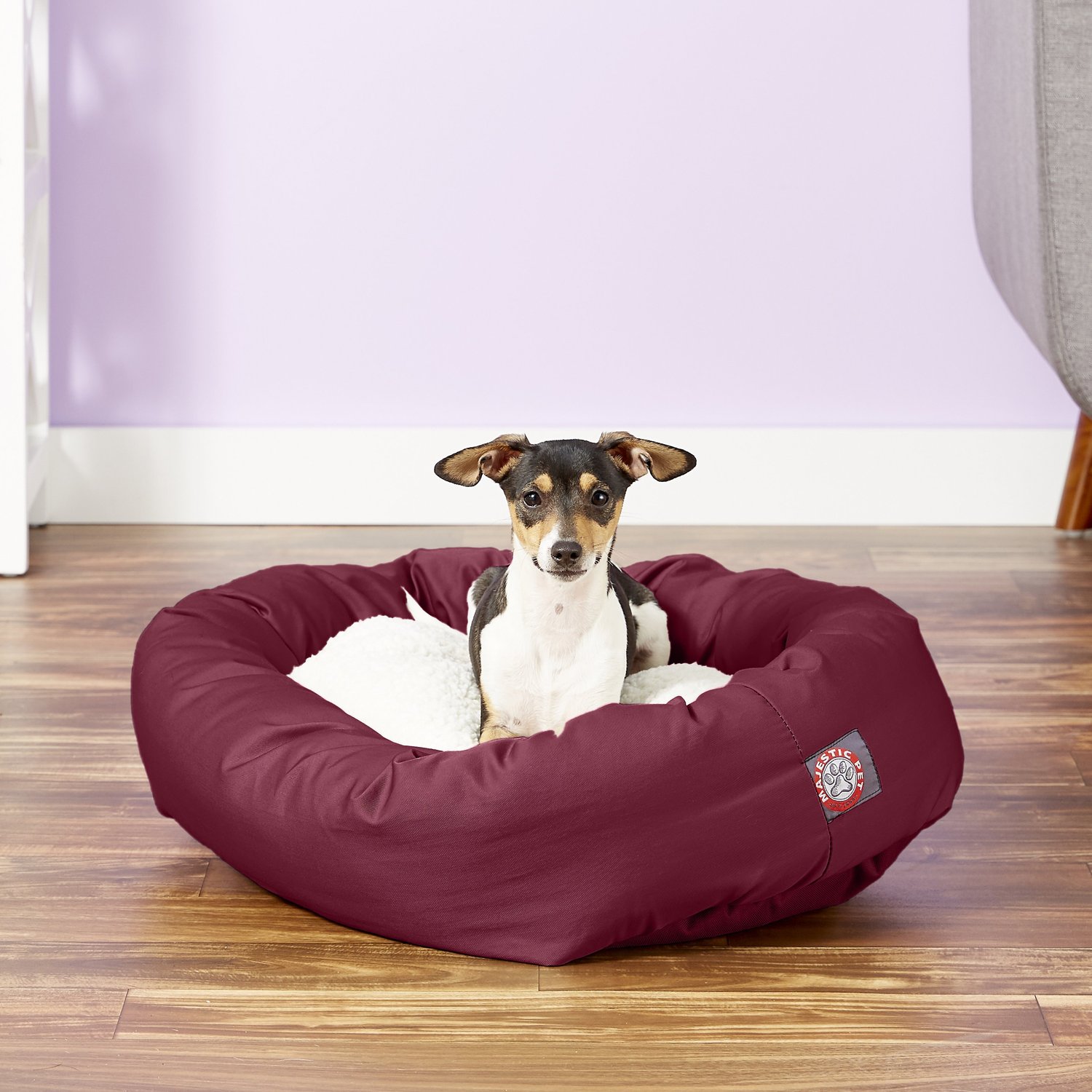 Majestic Pet Sherpa Bagel Dog Bed