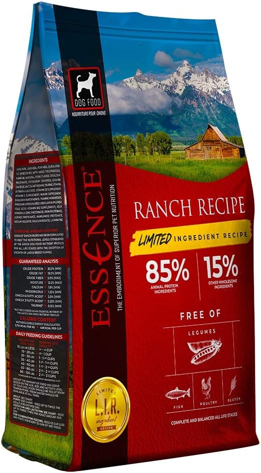 Essence Pet Foods Limited Ingredient Recipe Ranch Dry Dog Food