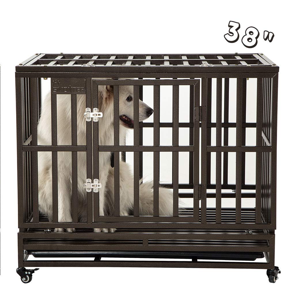 SMONTER Heavy Duty Dog Crate