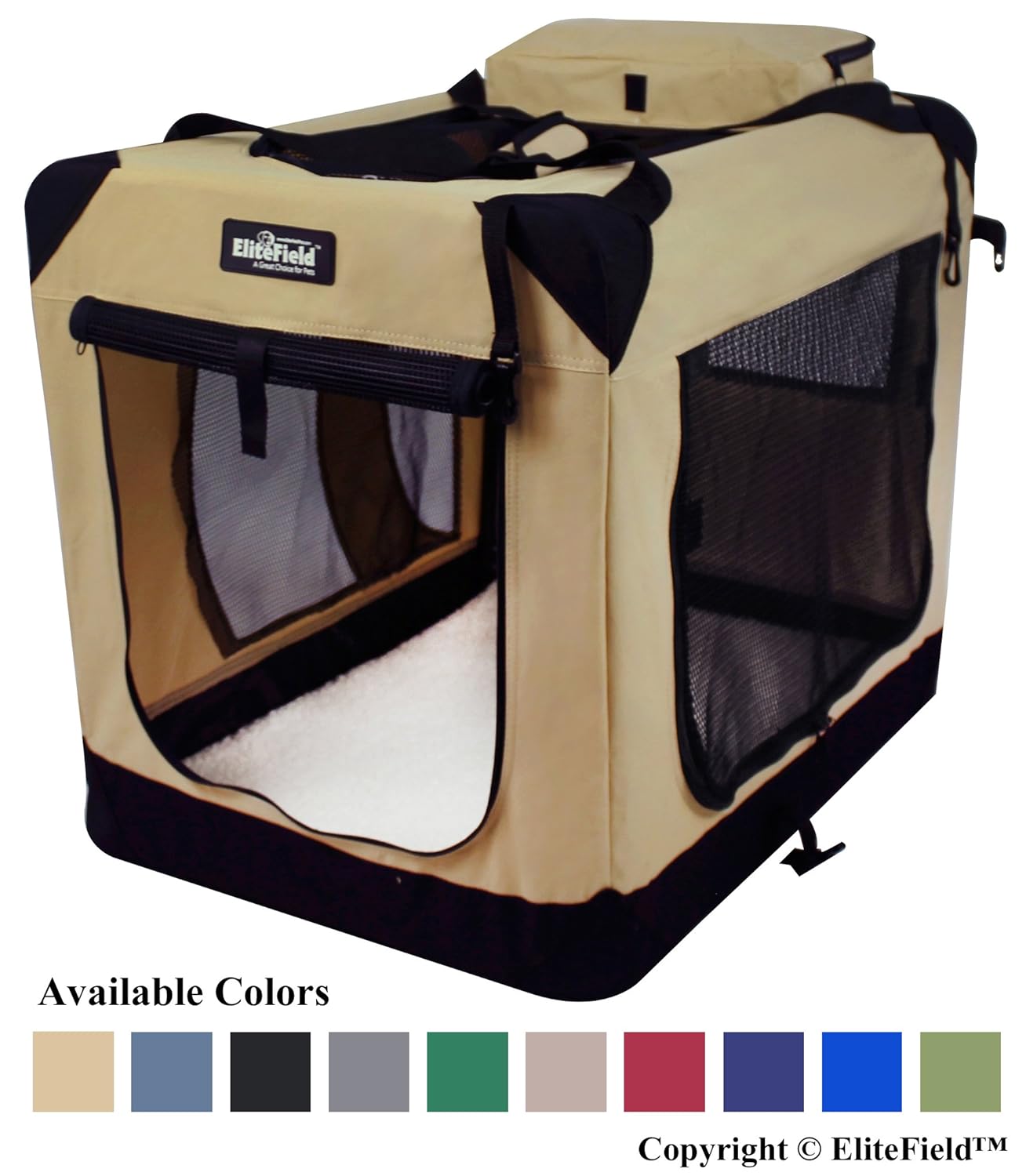 Paney Heavy Duty Rolling Dog Cage