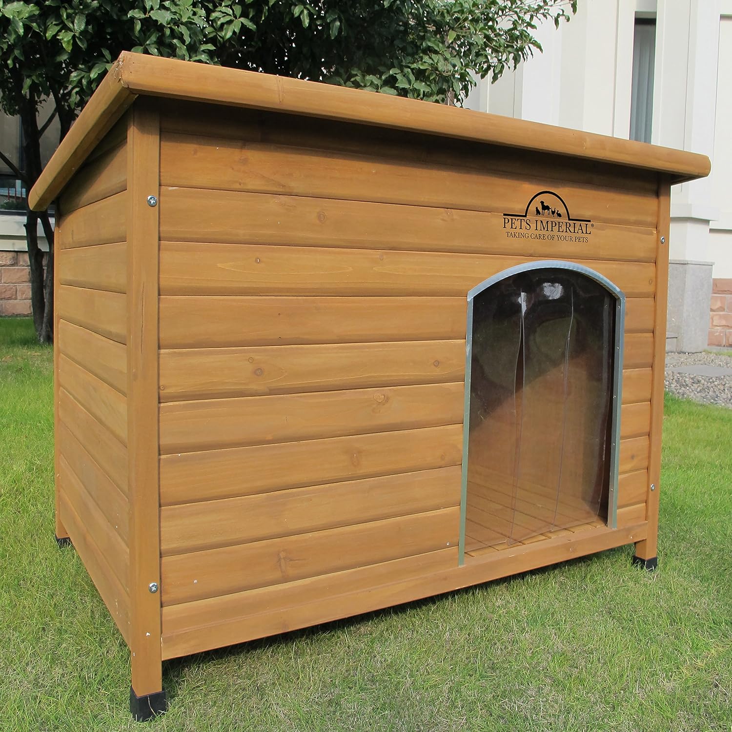 Pets Imperial® Extra Large Insulated Norfolk Wooden Dog Kennel