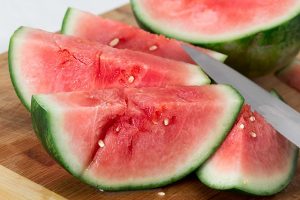 sliced watermelon